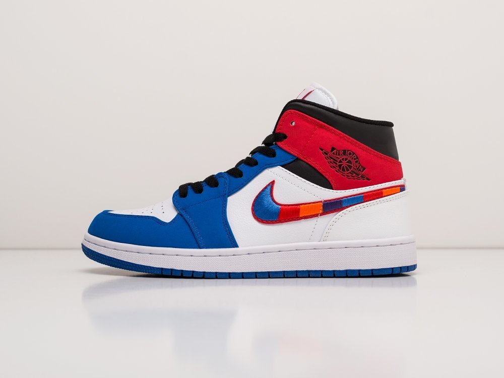 Nike Air Jordan 1 lthr white blue KEDRED