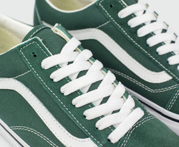 Vans Old Skool Green White KEDRED