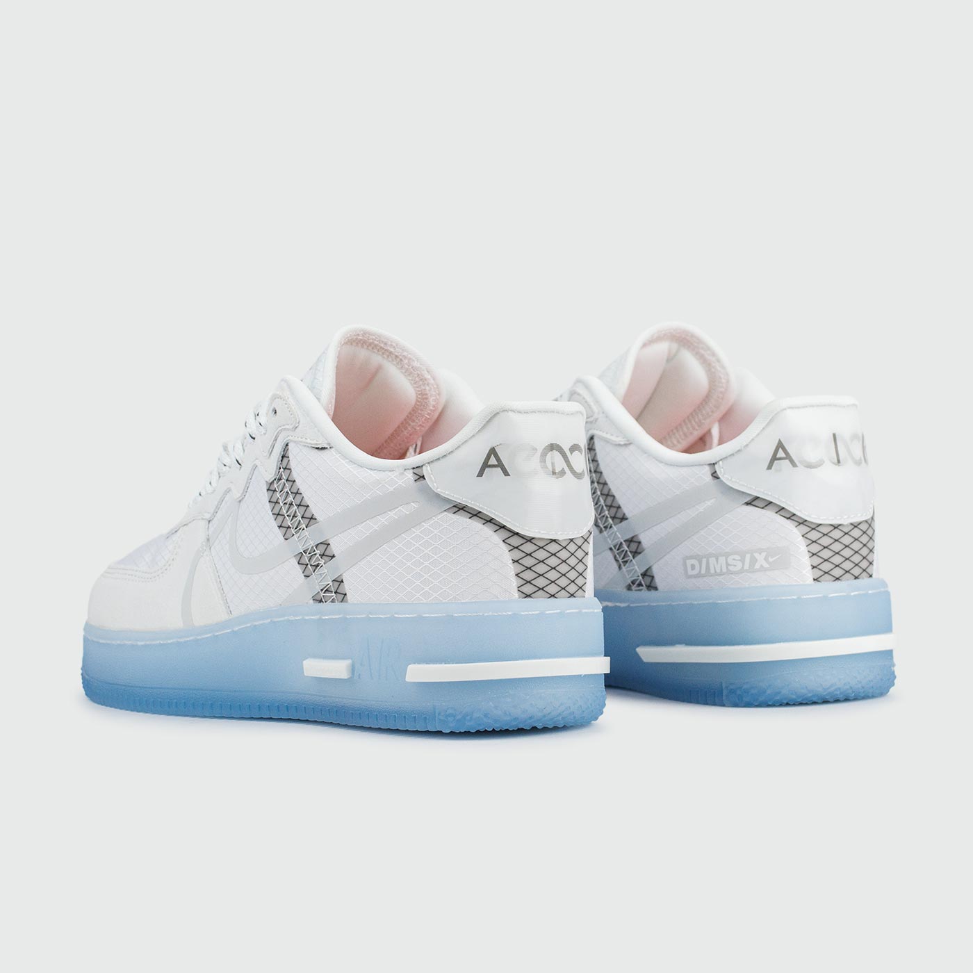 Nike Air Force 1 React Grey Sky Blue Wmns KEDRED